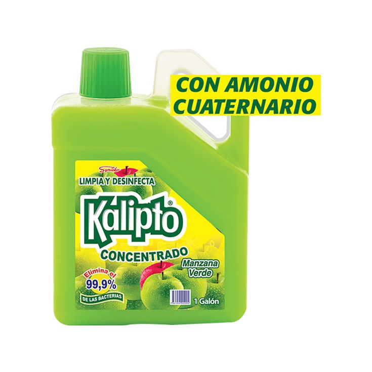 Desinfectante Manzana Verde Kalipto 4 Lt