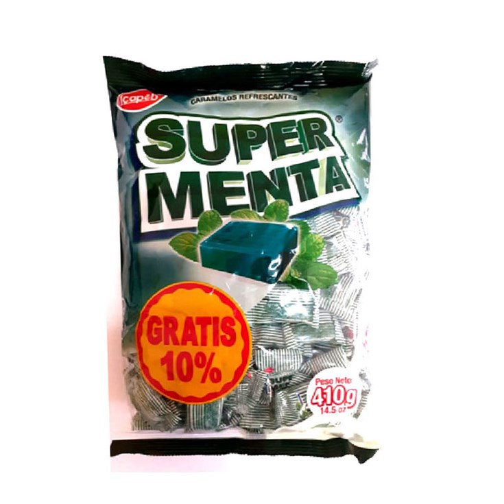 Caramelo Super Menta Icapeb 410 Gr Caramelo Super Menta Icapeb 410 Gr