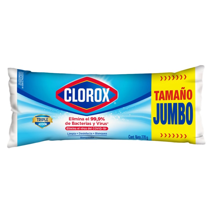 Cloro Sachet Regular Jumbo Clorox 270 Ml