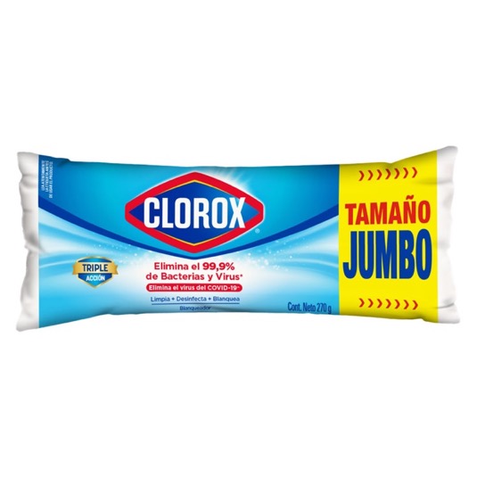 Cloro Sachet Regular Jumbo Clorox 270 Ml