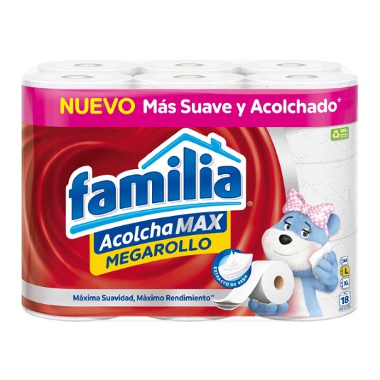 Papel Higenico Extragante Familia 18Und