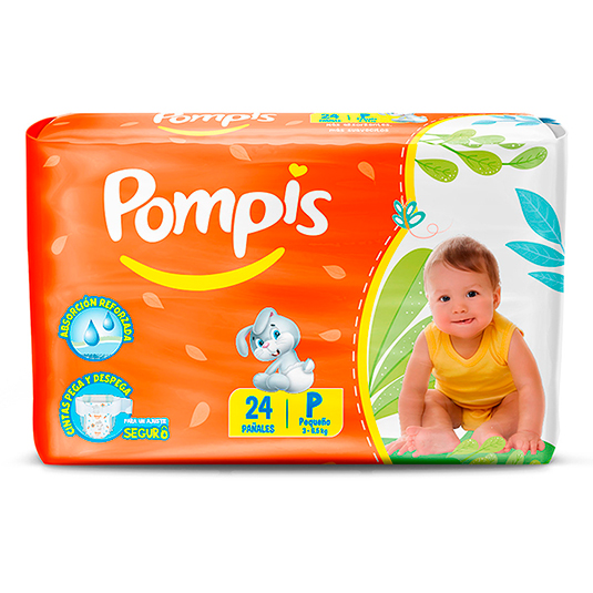 Pañal Pequeño Pompis X 24 Uni