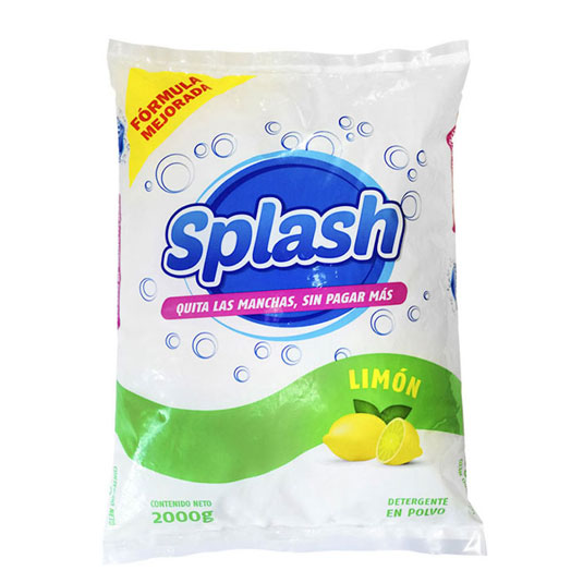 Detergente En Polvo Fragancia Limón Splash