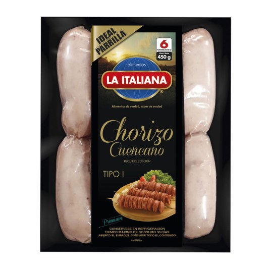 Chorizo Cuencana La Italiana 450 Gr