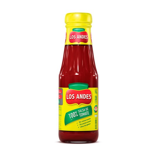Salsa De Tomate Vidrio Los Andes 195 Gr