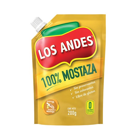 Mostaza Ecopack Los Andes 200 Gr