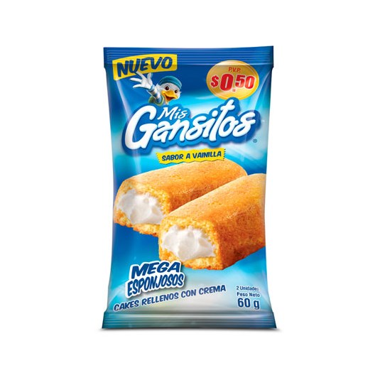 Inacake Mis Gansitos Pastelitos Rellenos