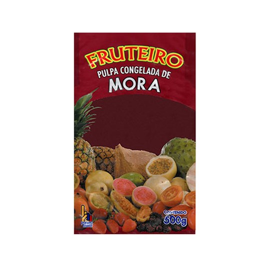 Pulpa Congelada Mora Fruteiro 500Gr