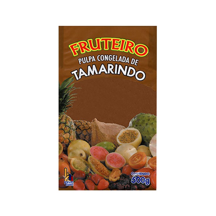 Pulpa Congelada Tamarindo Fruteiro 500Gr