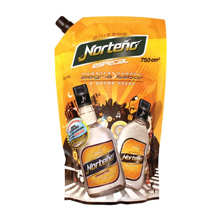 Norteño Aguardiente Doypack 750 Ml