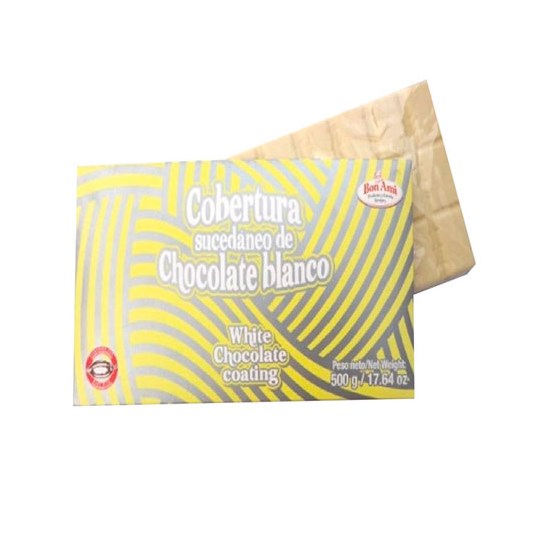 Cobertura Chocolate Blanco Bon Ami 500 Gr