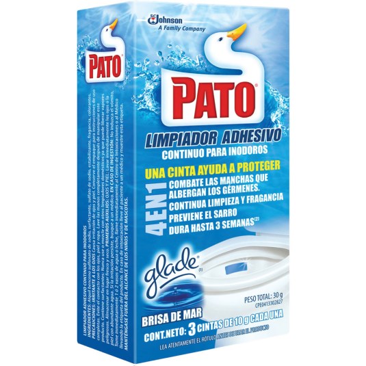 Pato Adhesivo Inodoro Brisa De Mar 30 Gr