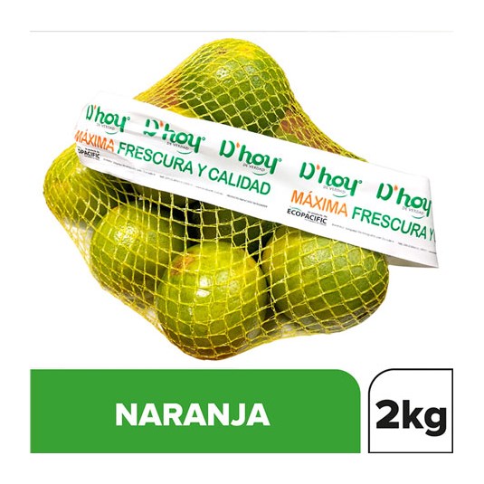 Ecopacific Naranja Encerada Malla 2 Kg