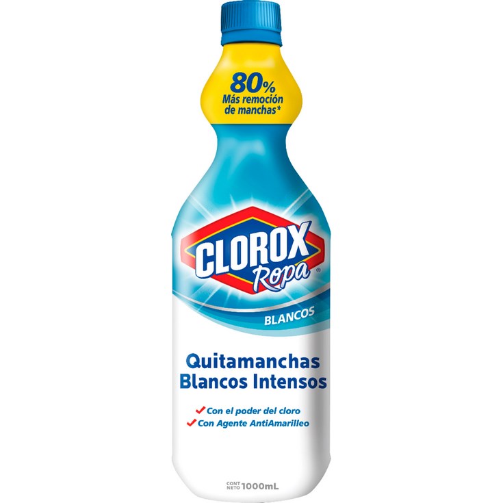 Quita Manchas Blanca Liquido Clorox 1 Lt