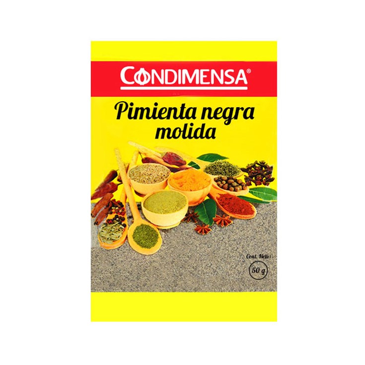 Pimienta Picante Molida Sal Condimensa 50 Gr