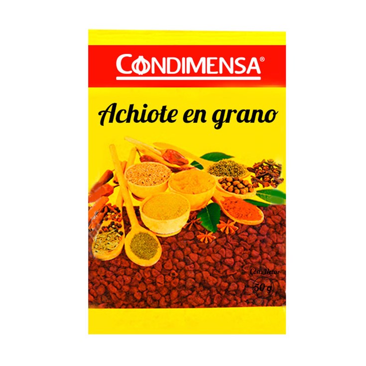 Achiote En Grano Condimensa 50 Gr