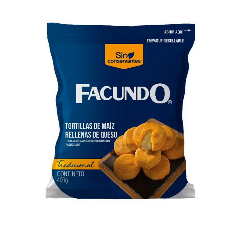 Tortillas De Maíz Horneadas Facundo 400 Gr