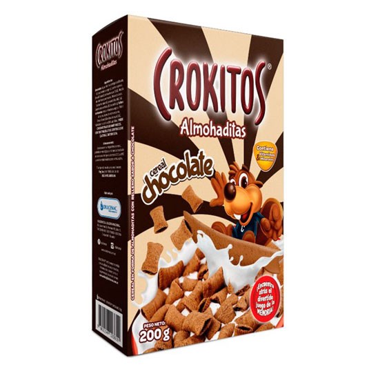 Cereal Almohada Sabor Chocolate Crokitos 200