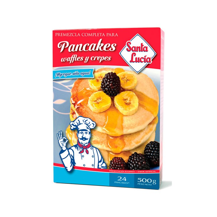 Premezcla Para Preaparción Pancakes Santa Lucía