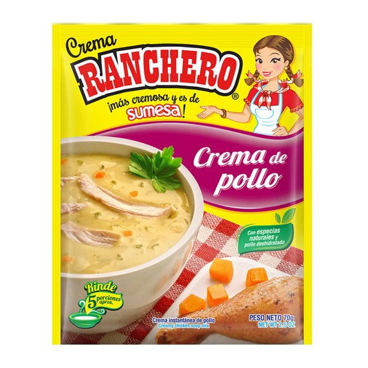 Crema Pollo Ranchero 70 Gr