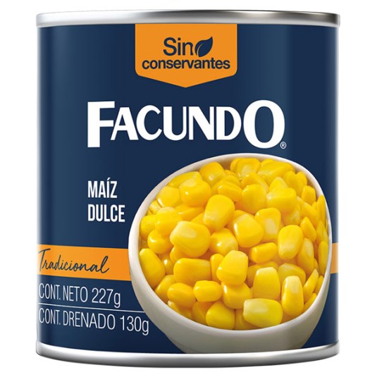Maíz Dulce Facundo 227 Gr