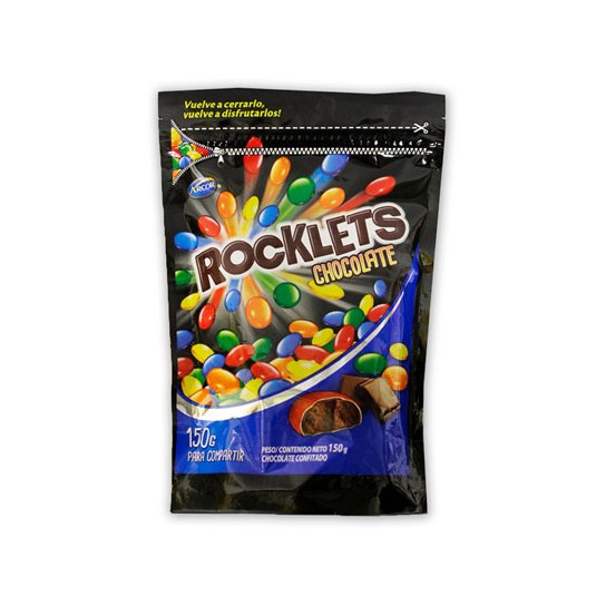 Chocolate Confitado Candy Rocklets 150 Gr