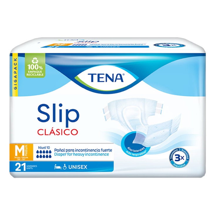 Pañal Tena Slip Mediano 21Und